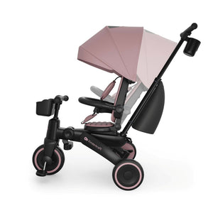 Triciclo Multifuncional 6 en 1 Jazz 3 pink de kinderkraft asiento reclinable hacia atrás