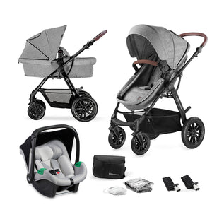 Travel System Moov 3 en 1 + Mink Pro iSize + Base Isofix Mink FX