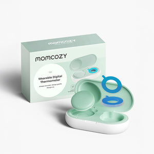 Termómetro continuo Momcozy para bebé en estuche de almacenamiento sellado