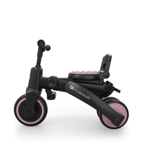Triciclo Multifuncional 6 en 1 Jazz 3 pink de kinderkraft modo triciclo sin respaldo