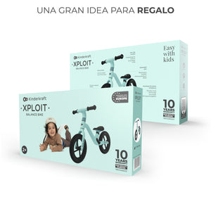 cajas de Bicicleta sin pedales XPLOIT color turquesa