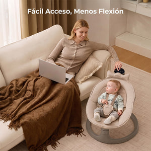 Posición de reclinado ajustable de la mecedora convertible Momcozy 2 en 1