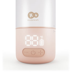 Pantalla digital de temperatura y botones del calentador de leche portátil Gaja Kinderkraft