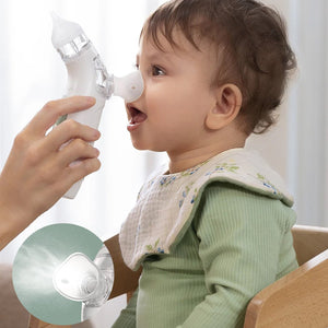 Aspirador nasal eléctrico con pulverizador - MOMCOZY - Mini Nuts - Expertos en sillas de auto y coches de paseo