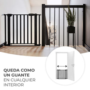 Barrera de seguridad LOCK&GO - KinderKraft - Mini Nuts - Expertos en sillas de auto y coches de paseo