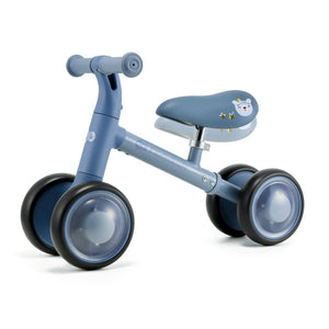 detalle de sillín ajustable de bicicleta Cutie Flash azul