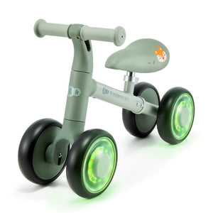 bicicleta Cutie Flash verde con ruedas led