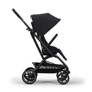 Frontal Coche de paseo con asiento con giro 360 Eezy S Twist Plus 2 Black Magic Black de Cybex