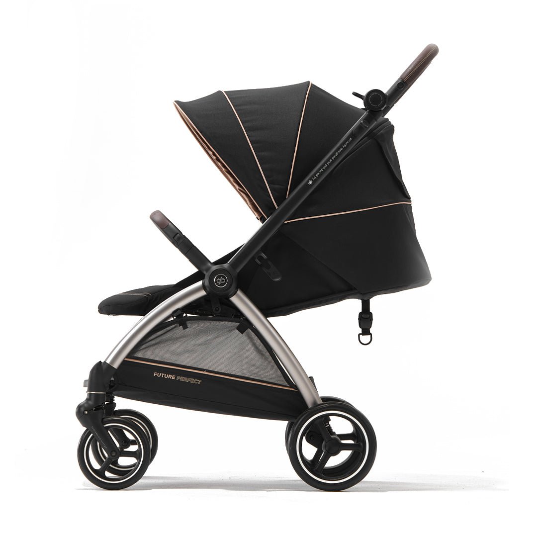 Coche de paseo Orsa Pro color Black - vista trasera