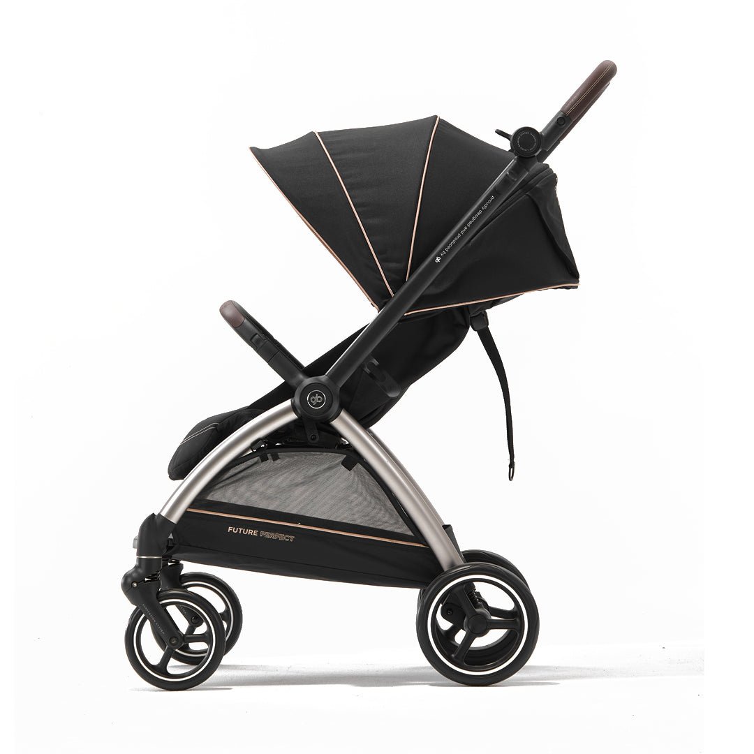 Coche de paseo Orsa Pro color Black - vista frontal