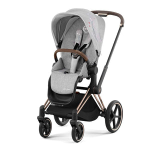 Coche de paseo Priam Fashion Koi Grey 4.0 - Cybex Platinum - Mini Nuts - Expertos en sillas de auto y coches de paseo para bebés