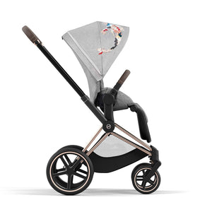 Coche de paseo Priam Fashion Koi Grey 4.0 - Cybex Platinum - Mini Nuts - Expertos en sillas de auto y coches de paseo para bebés