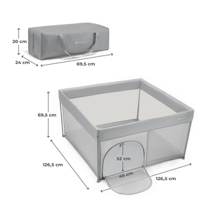 Corral ZIKI - KinderKraft - Mini Nuts - Expertos en sillas de auto y coches de paseo