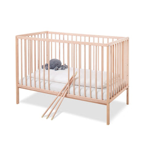 Cuna de madera Hanna 120x60cm - Pinolino - Mini Nuts - Expertos en sillas de auto y coches de paseo