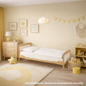 Cuna y Cama de transición de madera Florian 140x70cm - Pinolino - Mini Nuts - Expertos en sillas de auto y coches de paseo