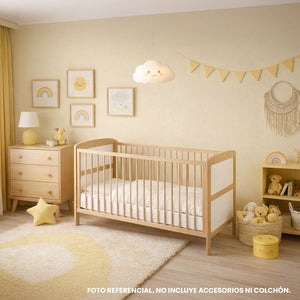 Cuna y Cama de transición de madera Florian 140x70cm - Pinolino - Mini Nuts - Expertos en sillas de auto y coches de paseo