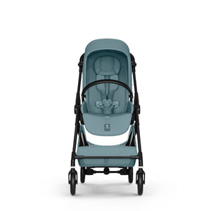 Coche de paseo Melio Carbón color Stormy Blue - vista frontal