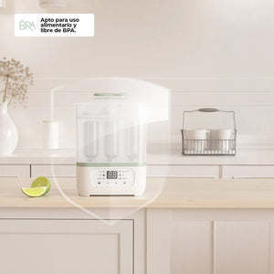 Esterilizador de Mamaderas 8 en 1 Momcozy con Secado y Almacenamiento 24h - MOMCOZY - Mini Nuts - Expertos en sillas de auto y coches de paseo