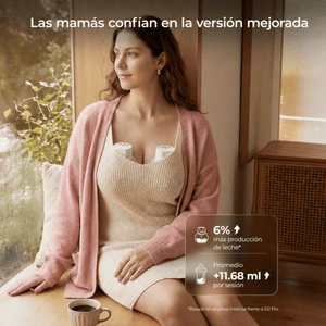 Extractor de leche materna Manos libres S12 Pro Quick - MOMCOZY-Mini Nuts - Expertos en sillas de auto y coches de paseo