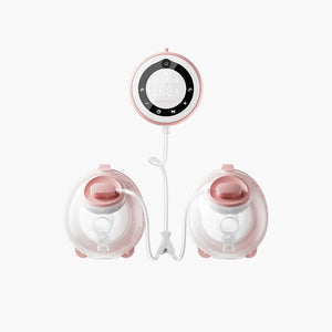 Vista frontal de Extractor de Leche V1 Pro Doble Series de MOMCOZY