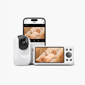 Monitor de bebé Wi - Fi con pantalla HD de 5" - MOMCOZY - Mini Nuts - Expertos en sillas de auto y coches de paseo