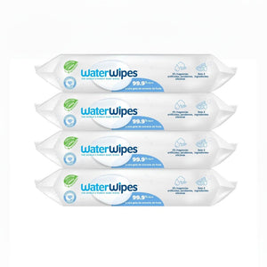 Pack x4 Toallitas húmedas Waterwipes - Waterwipes - Mini Nuts - Expertos en sillas de auto y coches de paseo