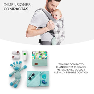 Portabebé Nino Confetti - KinderKraft-Mini Nuts - Expertos en sillas de auto y coches de paseo