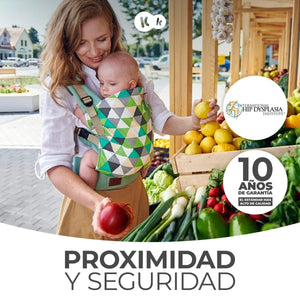 Portabebé NINO Confetti - KinderKraft - Mini Nuts - Expertos en sillas de auto y coches de paseo para bebés