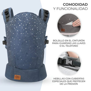 Portabebé NINO Confetti - KinderKraft - Mini Nuts - Expertos en sillas de auto y coches de paseo para bebés