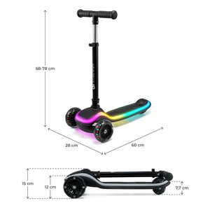 Scooter con luces LED RAKET - KinderKraft - Mini Nuts - Expertos en sillas de auto y coches de paseo