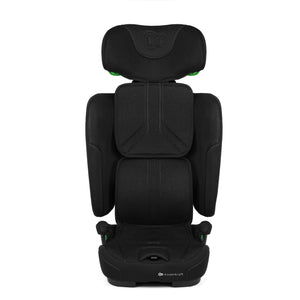 Silla de auto Combinada Fix2Go i-Size Kinderkraft color negro, vista trasera del respaldo con textura ventilada