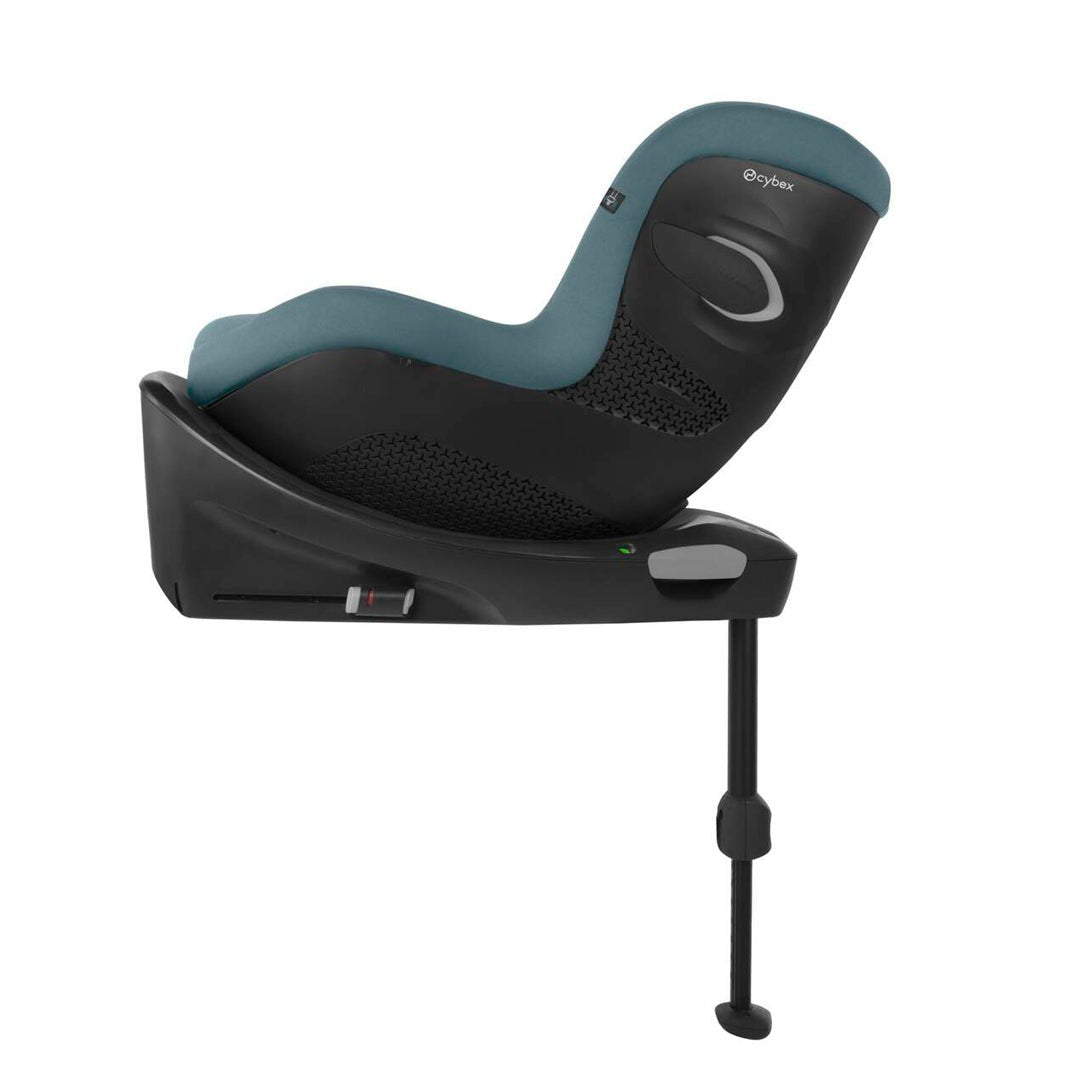 Silla de auto convertible Sirona Gi i-Size 360° color Stormy Blue Plus - Vista lateral a contra marcha