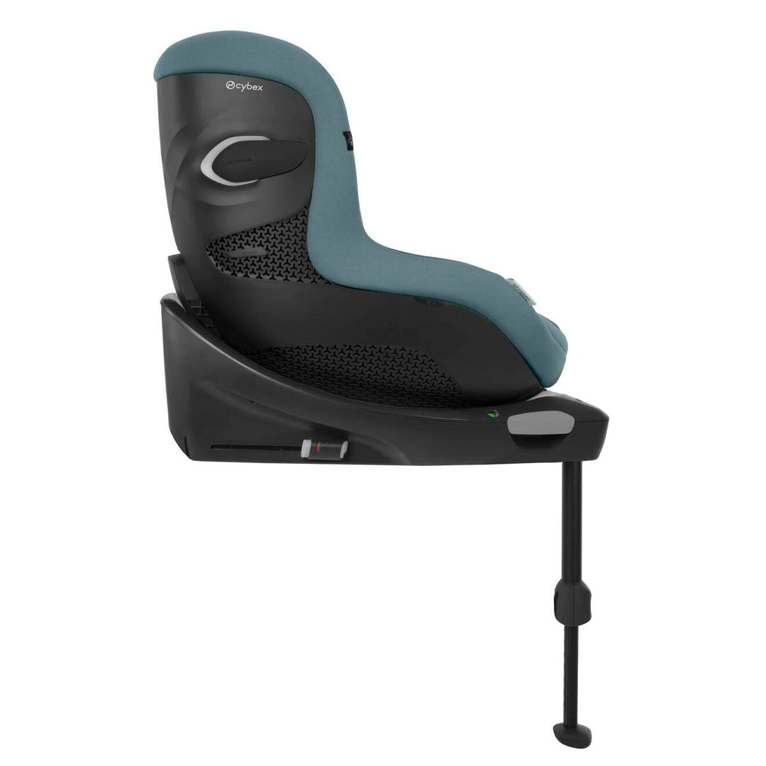 Silla de auto convertible Sirona Gi i-Size 360° color Stormy Blue Plus - Vista lateral trasera a contra marcha