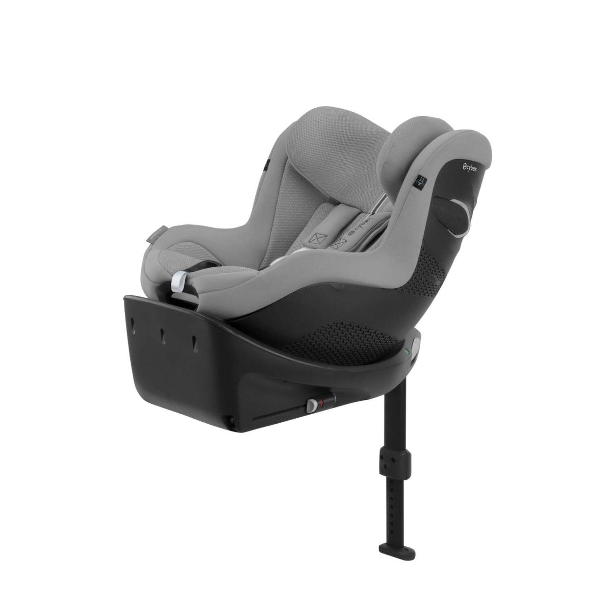 Silla de auto convertible Sirona Gi i-Size 360° color Stone Grey Plus - Vista lateral a contra marcha