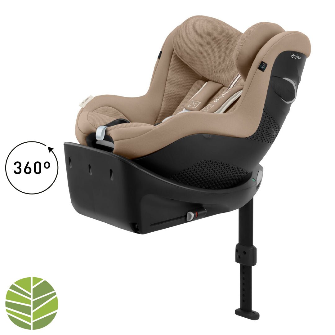 Silla de auto convertible Sirona Gi iSize 360º - Cybex Gold - Mini Nuts - Expertos en sillas de auto y coches de paseo