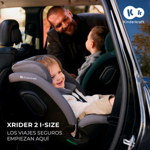 Silla de auto convertible Toda en una XRIDER 2 i - Size - KinderKraft - Mini Nuts - Expertos en sillas de auto y coches de paseo