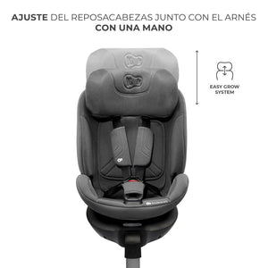 Silla de auto convertible Toda en una XRIDER 2 i - Size - KinderKraft - Mini Nuts - Expertos en sillas de auto y coches de paseo