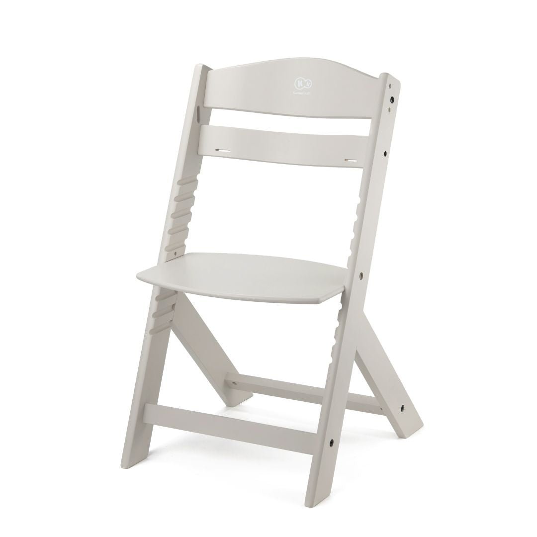 Silla de comer evolutiva 3 en 1 Enock color Wooden White - vista trasera