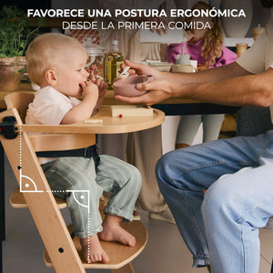 Silla de comer evolutiva 2 en 1 Enock - KinderKraft - Mini Nuts - Expertos en sillas de auto y coches de paseo