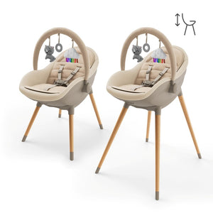 Silla de comer evolutiva 3 en 1 Fini Up - KinderKraft-Mini Nuts - Expertos en sillas de auto y coches de paseo