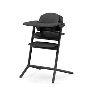 Silla de comer evolutiva 4 en 1 Lemo color Stunning Black - silla alta vista frontal