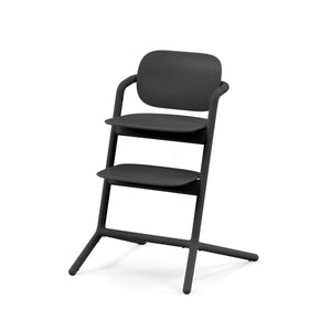 Silla de comer evolutiva 4 en 1 Lemo color Stunning Black - silla alta vista lateral