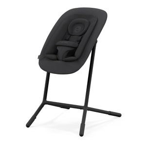 Silla de comer evolutiva 4 en 1 Lemo color Stunning Black - bouncer vista frontal