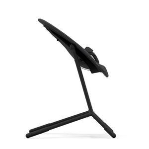 Silla de comer evolutiva 4 en 1 Lemo color Stunning Black - plegada vista lateral