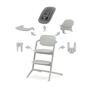 Silla de comer evolutiva 4 en 1 Lemo - Cybex Gold - Mini Nuts - Expertos en sillas de auto y coches de paseo
