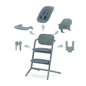 Silla de comer evolutiva 4 en 1 Lemo - Cybex Gold - Mini Nuts - Expertos en sillas de auto y coches de paseo