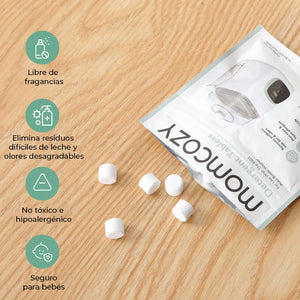 Tabletas detergentes para lavabiberones KleanPal Pro - MOMCOZY - Mini Nuts - Expertos en sillas de auto y coches de paseo