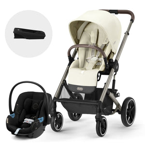 Travel System Balios S Lux 3.0 - Cybex Gold - Mini Nuts - Expertos en sillas de auto y coches de paseo