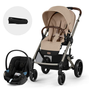 Travel System Balios S Lux 3.0 - Cybex Gold - Mini Nuts - Expertos en sillas de auto y coches de paseo