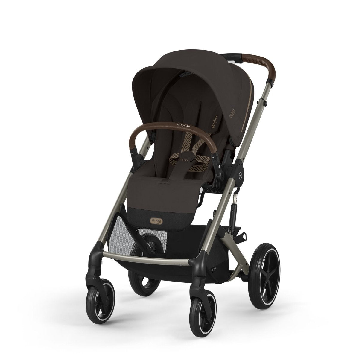 Travel System Balios S Lux One Pull Harness - Cybex Gold - Mini Nuts - Expertos en sillas de auto y coches de paseo